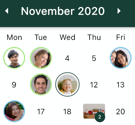 Calendar Screenshot
